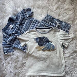 Gymboree Navy and White Set